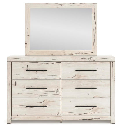 Lawroy Twin Panel Headboard, Dresser and Mirror