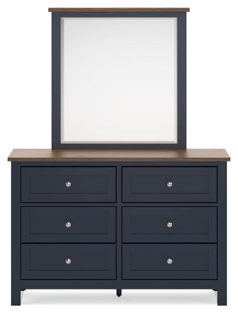 Landocken Full Panel Bed, Dresser, Mirror and Nightstand