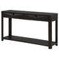 Marcelo Sofa Console Table with 2 Drawers and Shelf Coffee
