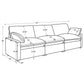 Collins Modular Power Sofa Chocolate Brown