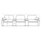 Collins 5-Piece Power Reclining Home Theater Seating Chocolate Brown