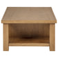 Beasley 2-Piece Wood Coffee Table Set Golden Oak
