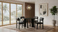 Kehoe Upholstered Dining Side Chair Black (Set of 2)