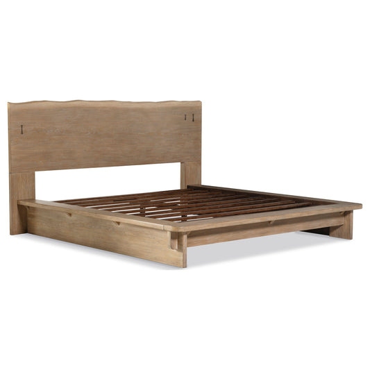 Stillwater Queen Platform Weathered Oak