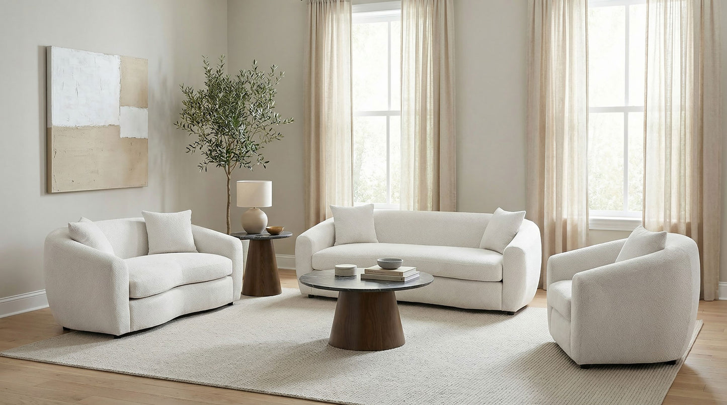 Isabella Fabric Upholstered Loveseat Sand
