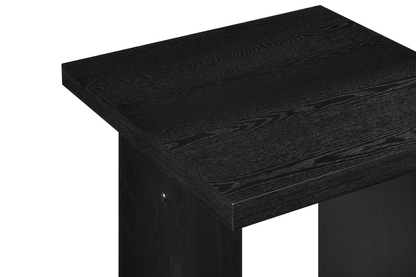 Decker Square Occasional Side End Table Black