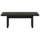 Decker 47-Inch Rectangular Cocktail Coffee Table Black