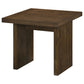 Decker Square Occasional Side End Table Walnut