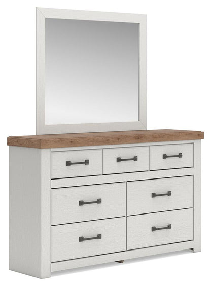 Savonport Full Panel Storage Bed. Dresser, Mirror and Nightstand
