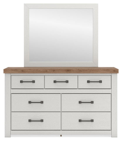 Savonport Full Panel Storage Bed. Dresser, Mirror and Nightstand