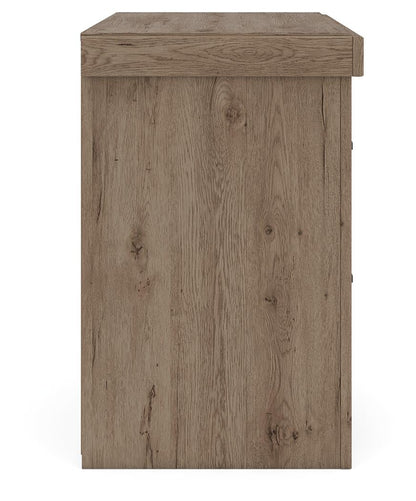 Garistyn King Panel Storage Bed. Dresser, Mirror and Nightstand