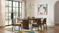 Redbridge Upholstered Side Chair Cream and Walnut (Set of 2)
