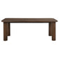 Faulkner 84-inch Extension Wood Dining Table Brown Oak