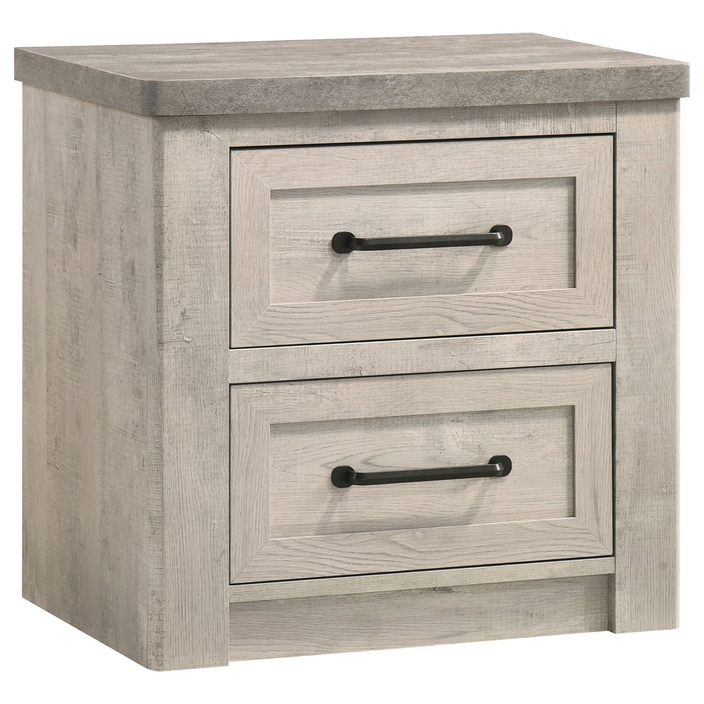 Nevado 4-Piece Queen Panel Bedroom Set Grey and Weathered Taupe