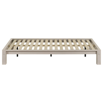 Gislen Twin Easy Assembly Wood Platform Bed White
