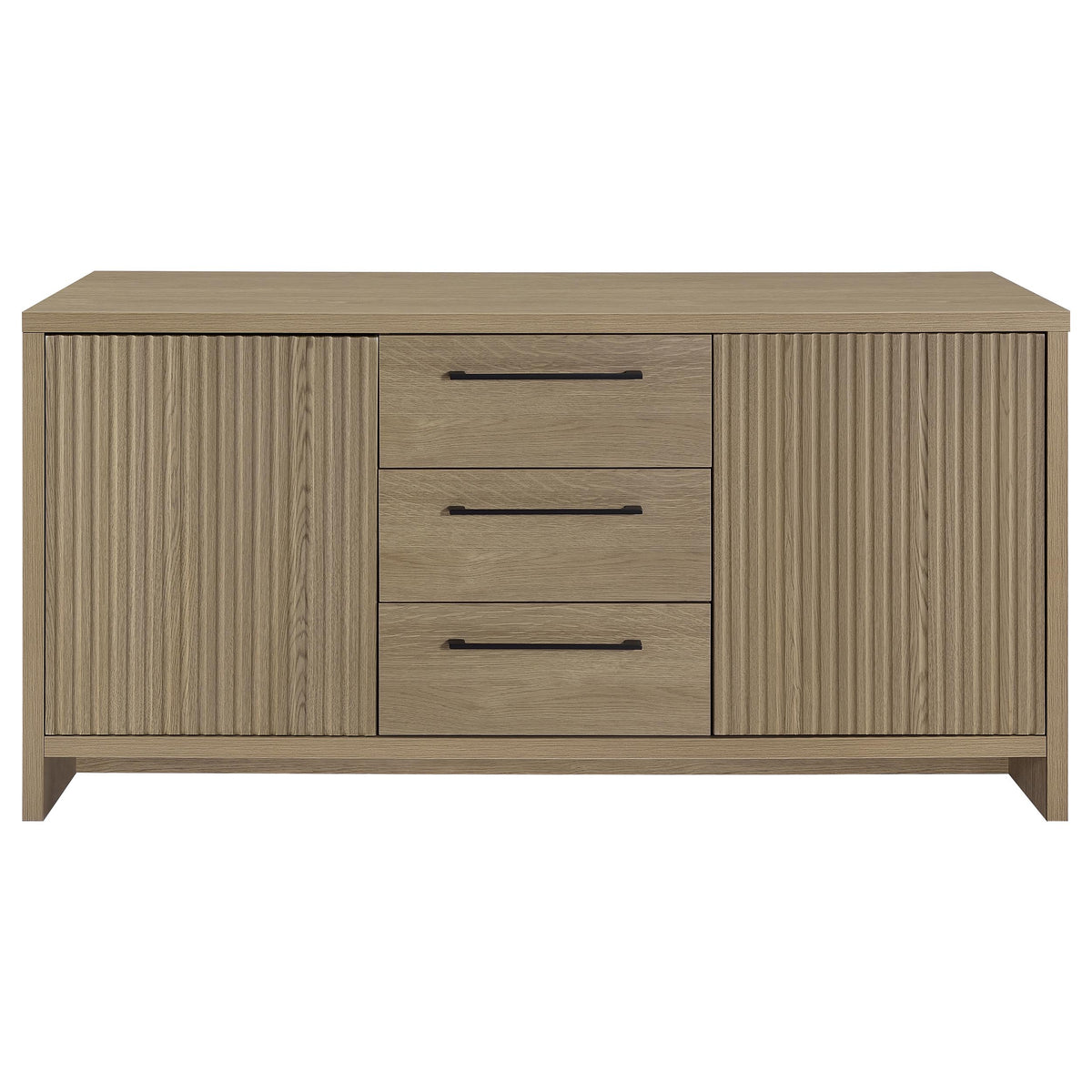 Amery 3-drawer Accent Storage Cabinet Console Latte