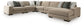 Linenhause 6-Piece Sectional with Chaise