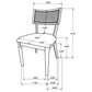 Fabra 7-piece 79-inch Rectangular Dining Set Honey Wheat