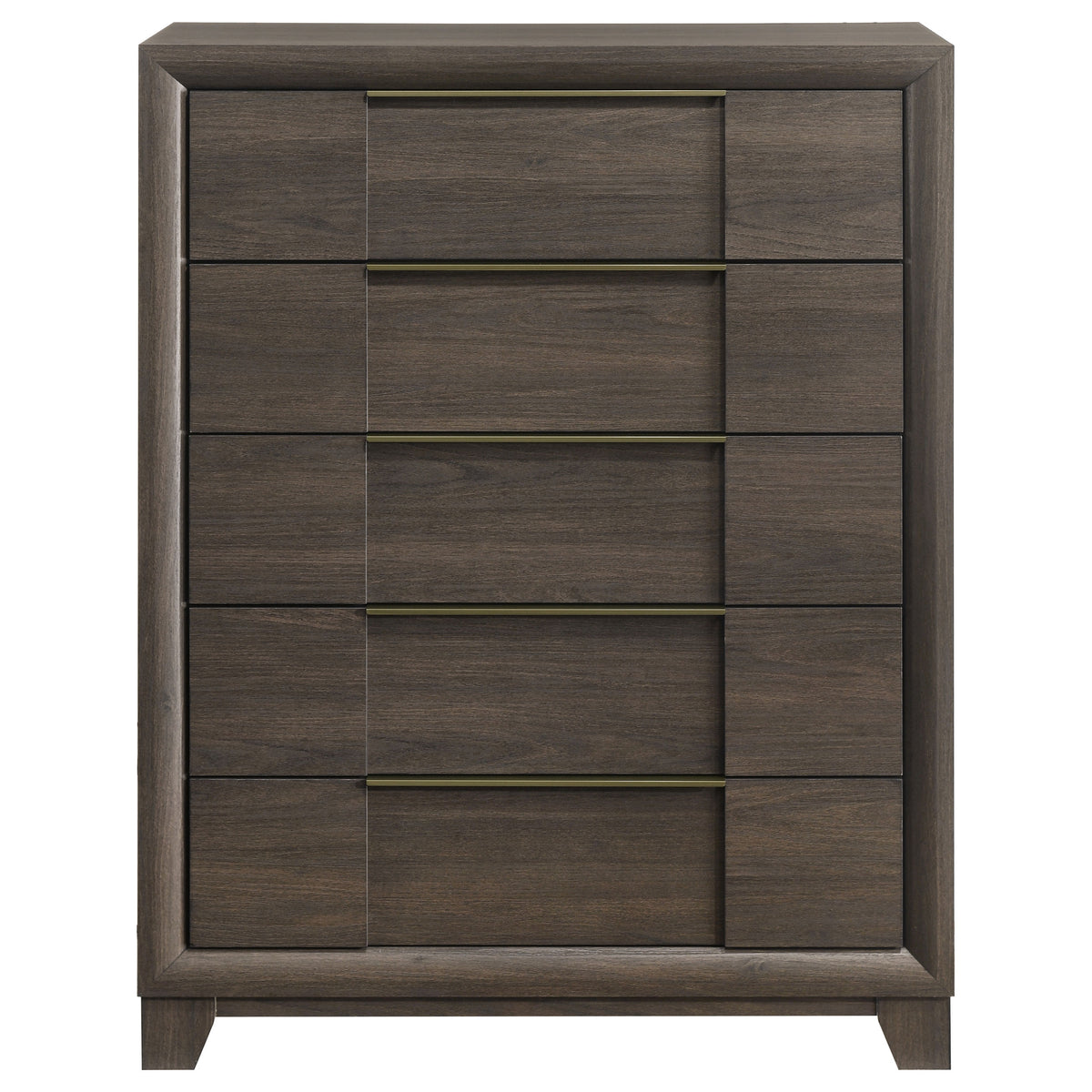Farre 5-drawer Chest of Drawers Dark Brown