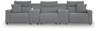 Modmax II 5-Piece Power Reclining Sectional with Consoles