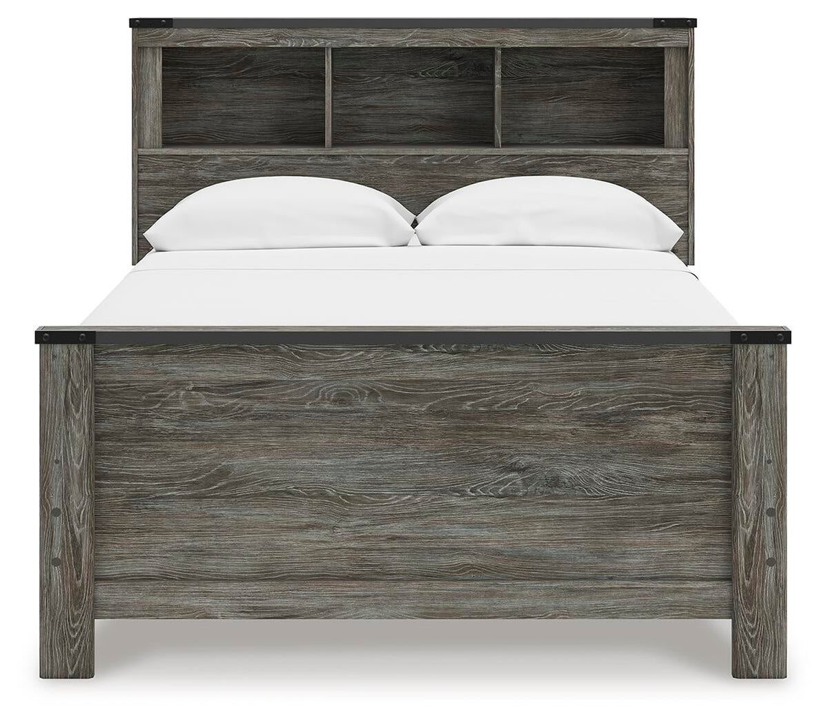 Frandern Full Bookcase Panel Bed