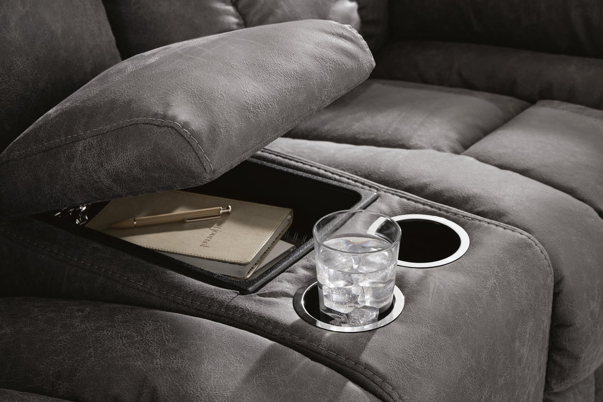 Bakerstein PWR REC Loveseat/CON/ADJ HDRST