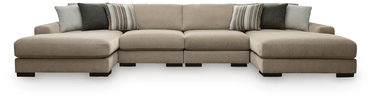 Linenhause 4-Piece Double Chaise Sectional
