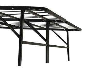 Kramer California King Folding Metal Bed Frame Black