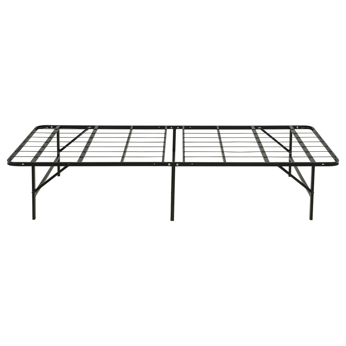 Kramer Twin Folding Metal Platform Bed Frame Black