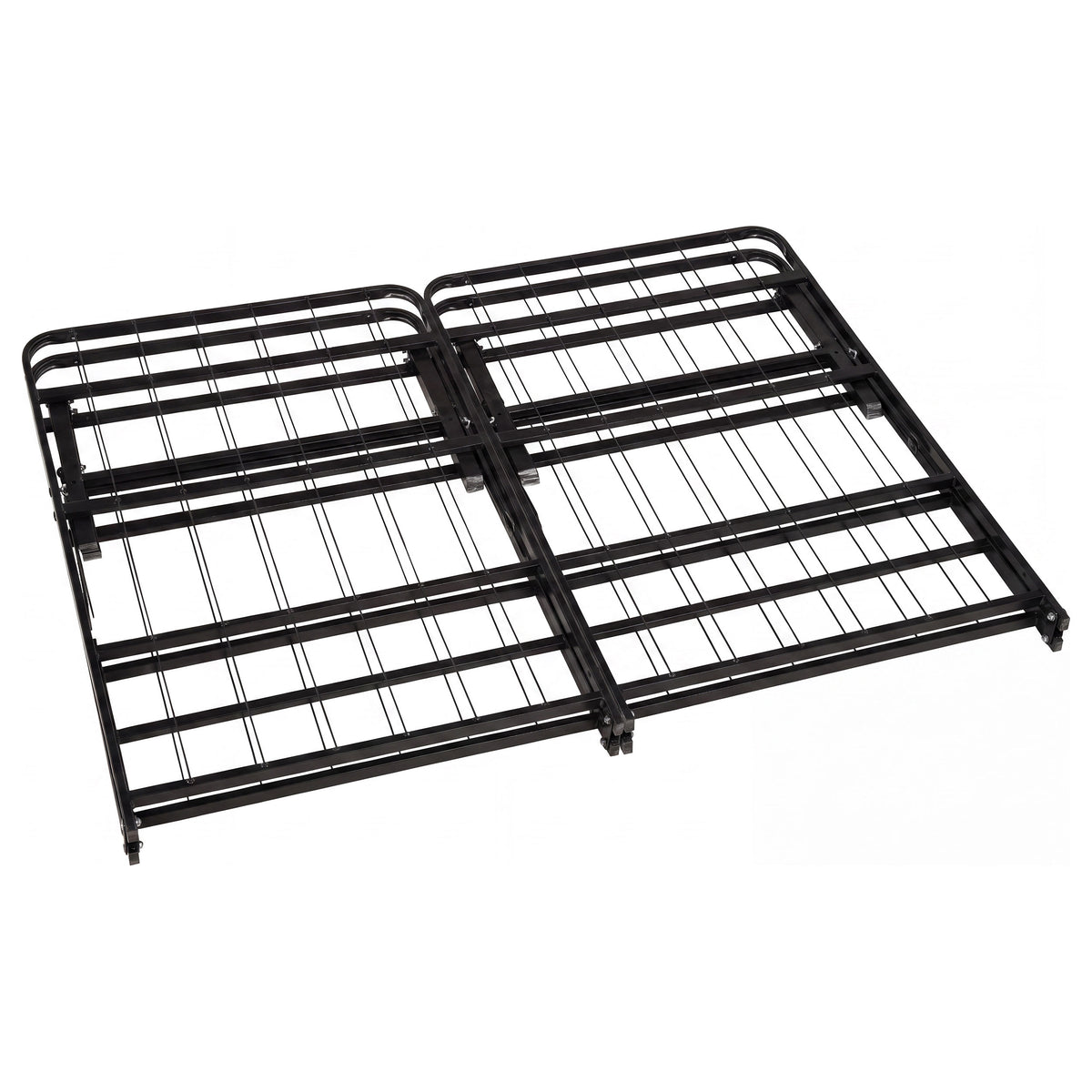 Kramer Queen Folding Metal Platform Bed Frame Black