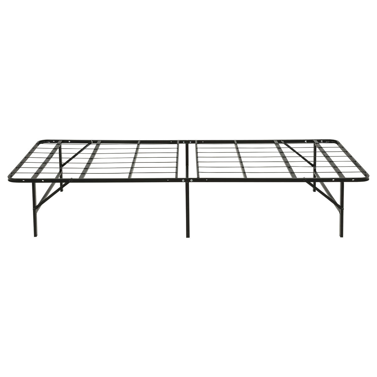Kramer Twin XL Folding Metal Platform Bed Frame Black