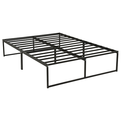 Gates Full Heavy-Gauge Metal Platform Bed Frame Black