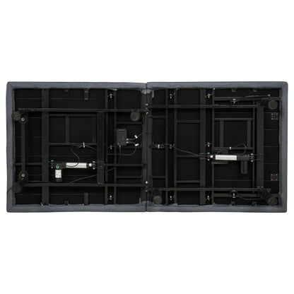 Tasca Twin XL Dual-Motor Adjustable Bed Base in Black