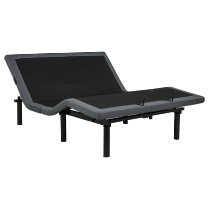 Weston Queen Dual-Motor Massage Adjustable Bed Base in Black and Grey