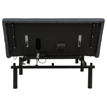 Weston Queen Dual-Motor Massage Adjustable Bed Base in Black and Grey