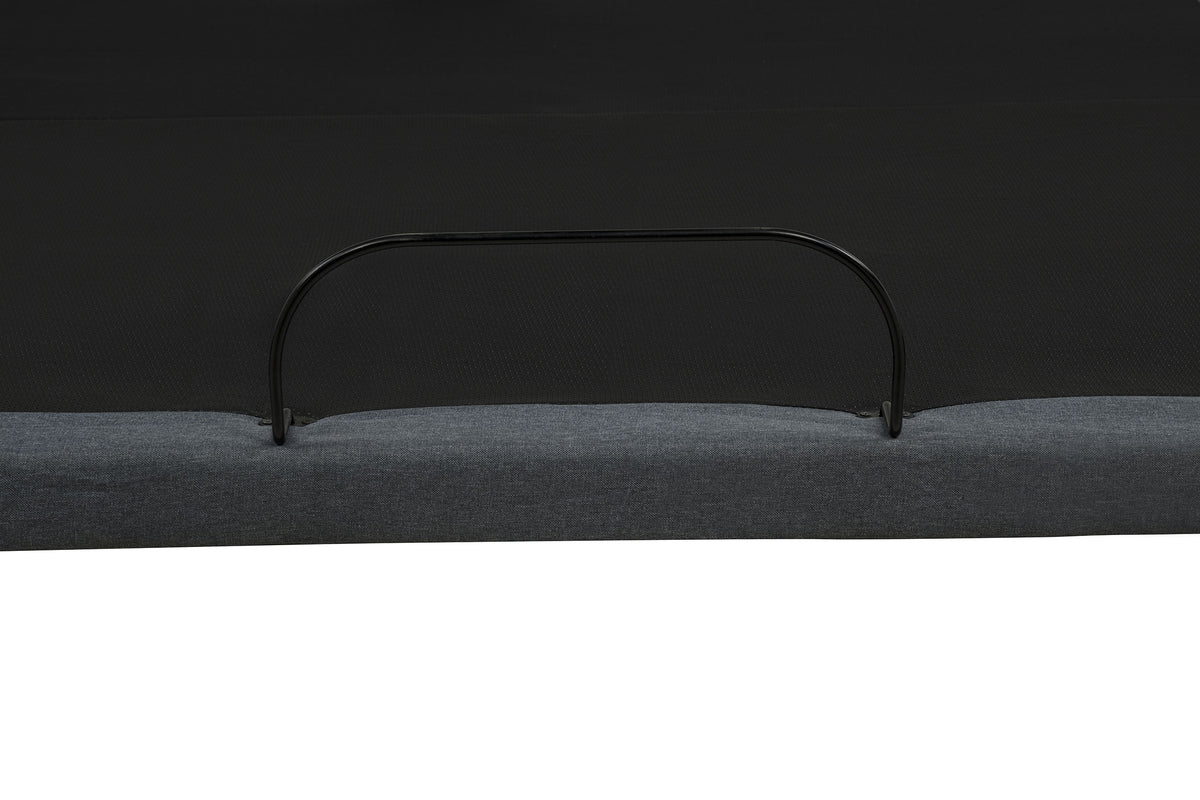 Weston Queen Dual-Motor Massage Adjustable Bed Base in Black and Grey