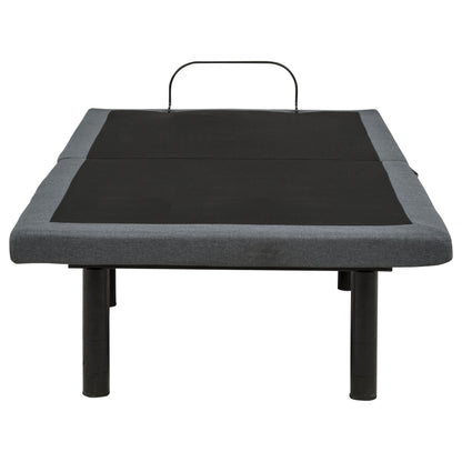 Weston Twin Dual-Motor Massage Adjustable Bed Base in Black and Grey