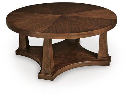 Rustic Plains Round Cocktail Table