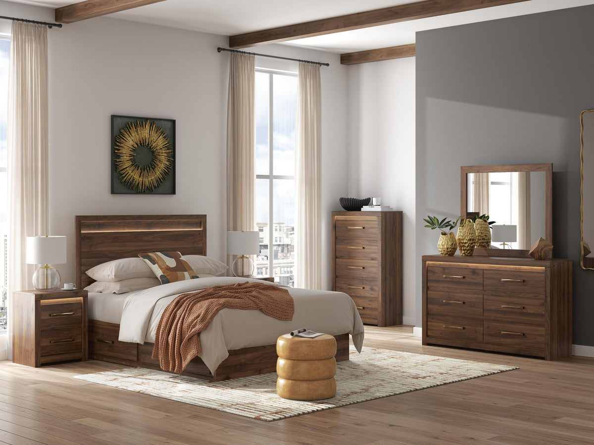 Janfyn Queen Panel Bed with Storage