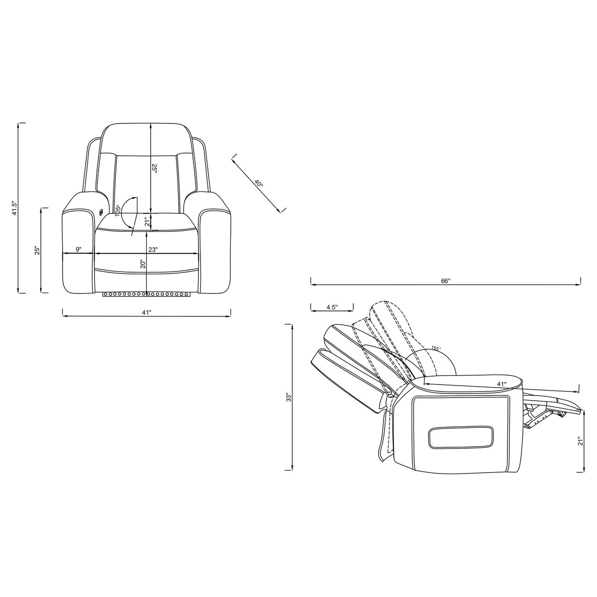 Rojas 3-Piece Dual Power Reclining Sofa Set with Drop-Down Console Greige