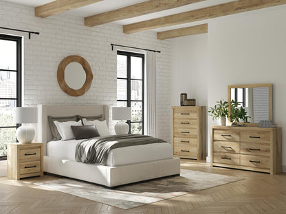 Brozmont Queen Upholstered Storage Bed