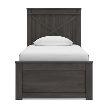 Vonitta Bay Twin Panel Bed with Storage