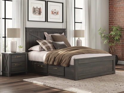 Vonitta Bay Queen Panel Bed with Storage