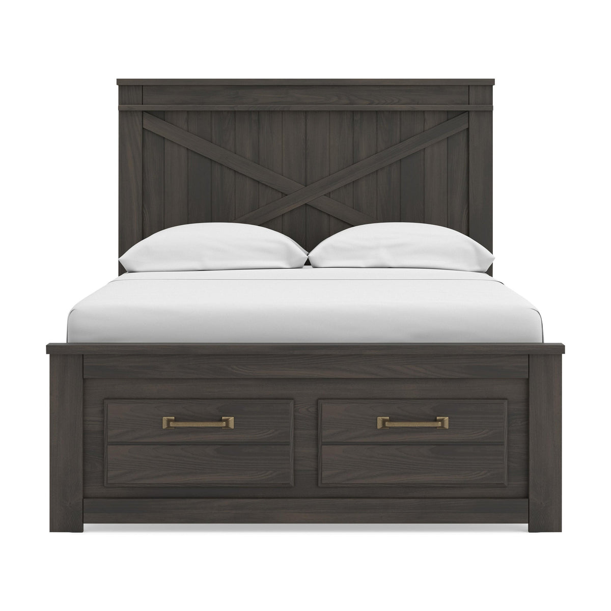 Vonitta Bay Full Panel Platform Storage Bed