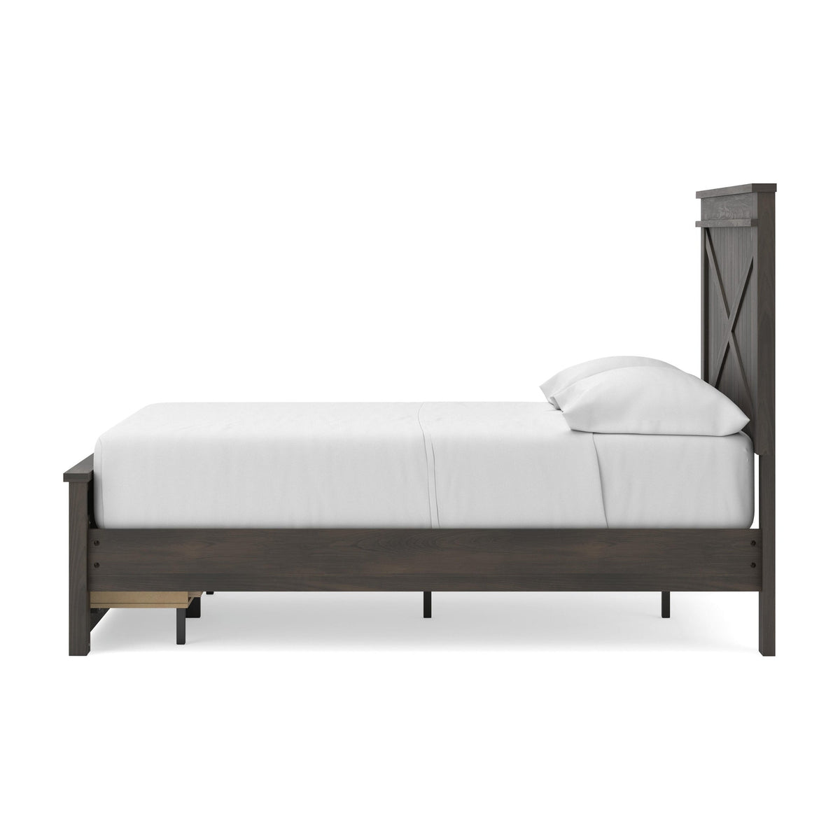 Vonitta Bay Full Panel Platform Storage Bed