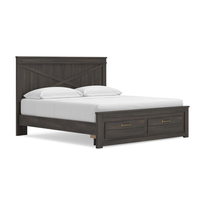 Vonitta Bay King Panel Storage Bed