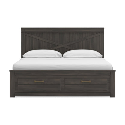 Vonitta Bay King Panel Storage Bed