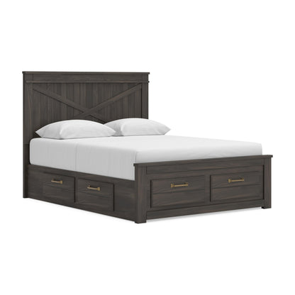 Vonitta Bay Queen Panel Storage Bed