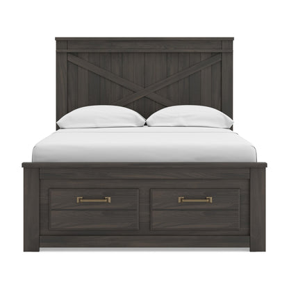 Vonitta Bay Full Panel Storage Bed