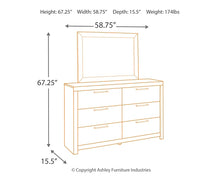 Load image into Gallery viewer, Derekson Dresser and Mirror
